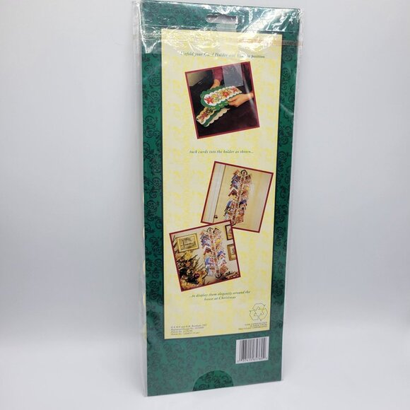 Vtg Christmas Card Holder Hanging Victorian Up To 30 Cards Approx. 6 Ft Long NEW - Picture 3 of 4